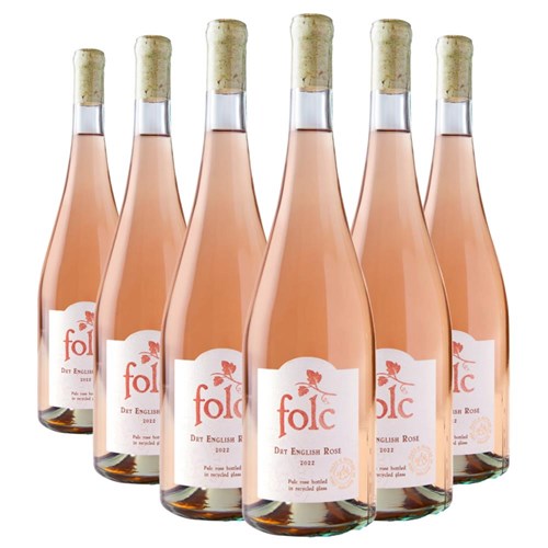 Case of 6 Folc English Rose Wine 75cl
